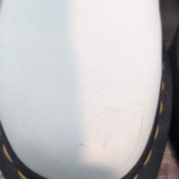 2976 AIRWAIR Dr. Martens Airwair White And Black Slip On CHELSEA Boots 5 - Picture 14 of 15